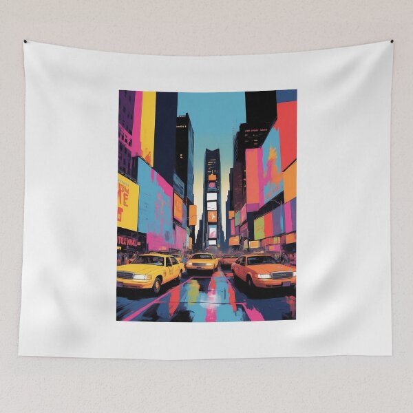 Item preview, New York City, New York, USA, design in pop art style designed and sold by CreativeSparkzz.