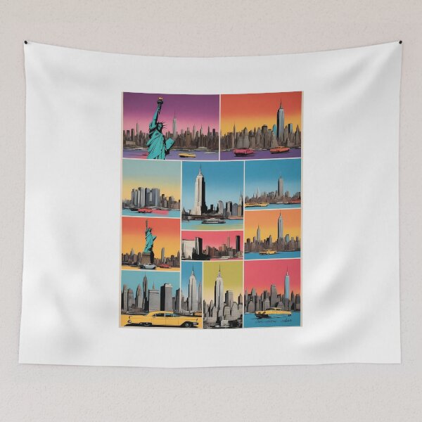 Item preview, New York City, New York, USA, design in pop art style designed and sold by CreativeSparkzz.