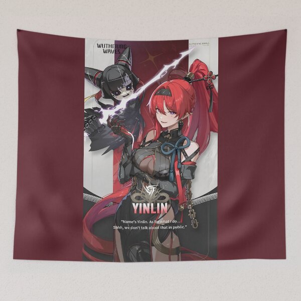 Item preview, Wuthering Waves - Yinlin Character Official Poster designed and sold by Krimsy.