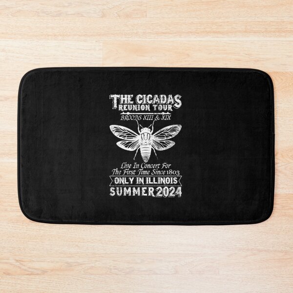 Item preview, Funny Cicada Concert Tour 2024 Illinois Cicada Broods designed and sold by ArtByKatti.