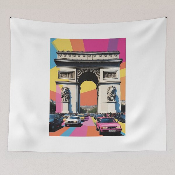 Item preview, Paris, France, design in pop art style designed and sold by CreativeSparkzz.