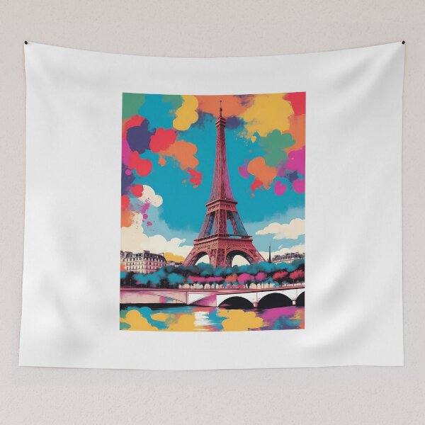 Item preview, Paris, France, design in pop art style designed and sold by CreativeSparkzz.