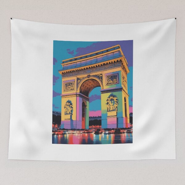 Item preview, Paris, France, design in pop art style designed and sold by CreativeSparkzz.