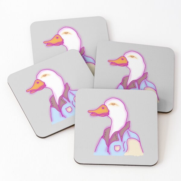 Item preview, Cute Duck Vintage Retro Businessman Duck/Duck Animal Lover/Funky Funny Color Duck/Water Bird. designed and sold by vibeno1.