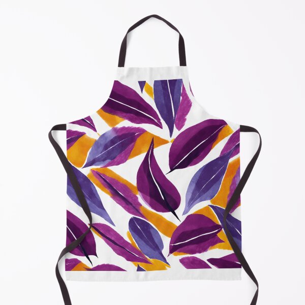 Aperçu de l'œuvre feuilles violettes de couleur unie avec teinte jaune créée et vendue par AKRE R.