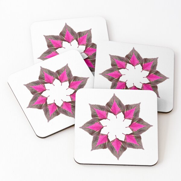 Item preview, Pink leaf mandala designed and sold by Meo Design.