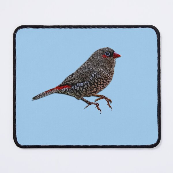 Item preview, Red-eared Firetail Color Design  designed and sold by designsasstultd.