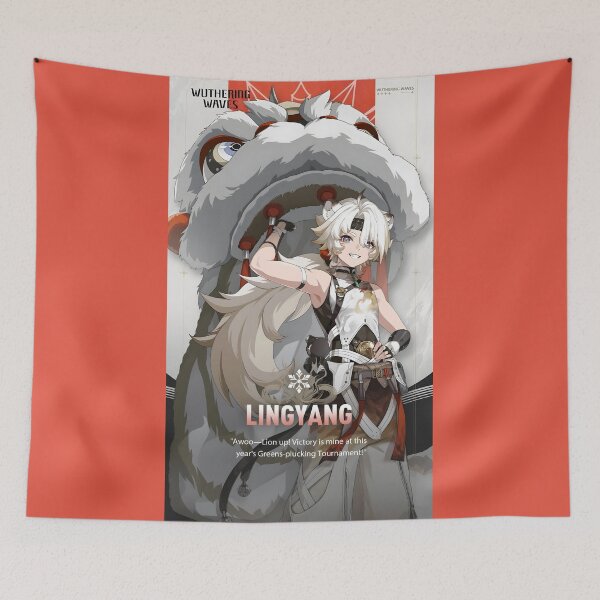 Item preview, Wuthering Waves - Lingyang Character Official Poster designed and sold by Krimsy.