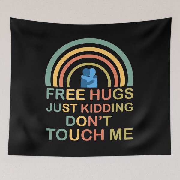 Item preview, Abrazos gratis Es broma, no me toques designed and sold by Rami Khalifah.