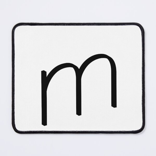 Item preview, Contemporary Geometric Lowercase Alphabet Artwork - Letter m designed and sold by uncoXab.