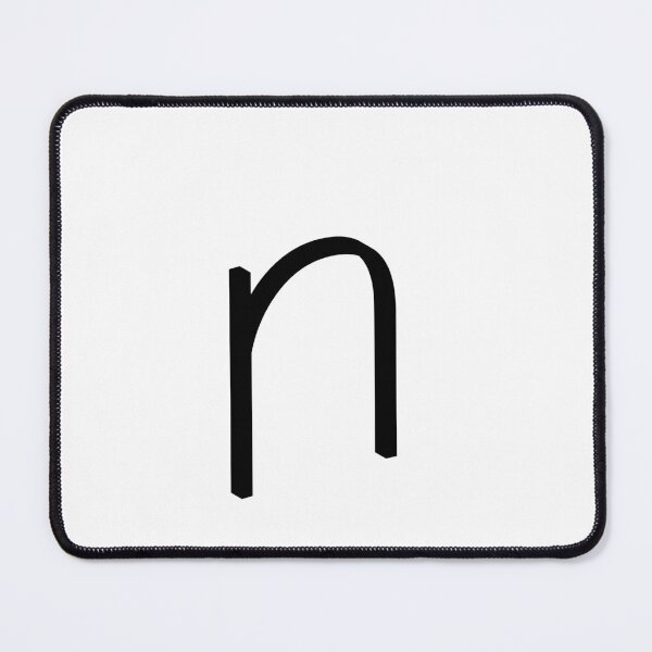 Item preview, Contemporary Geometric Lowercase Alphabet Artwork - Letter n designed and sold by uncoXab.