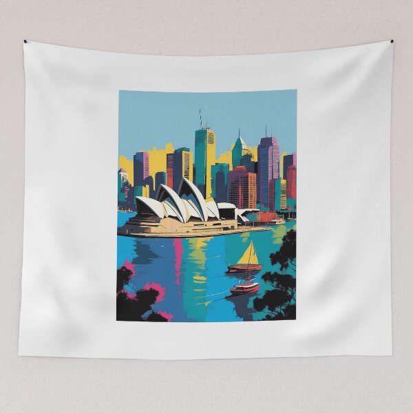 Item preview, Sydney, Australia, Pop Art style design designed and sold by CreativeSparkzz.
