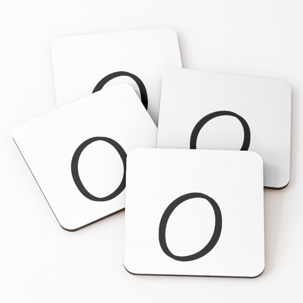 Item preview, Contemporary Geometric Lowercase Alphabet Artwork - Letter o designed and sold by uncoXab.