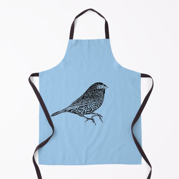 Item preview, Red-eared Firetail Black Design  designed and sold by designsasstultd.
