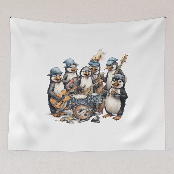 Item preview, musical penguins designed and sold by redmoon64.