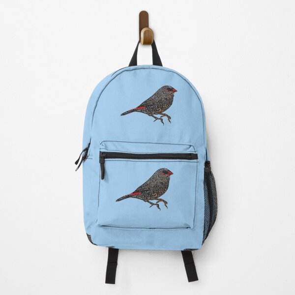 Item preview, Red-eared Firetail Black Alternate Design designed and sold by designsasstultd.