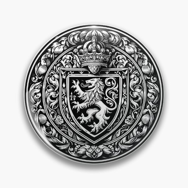 Item preview, lion shield designed and sold by MRANTONELLI.
