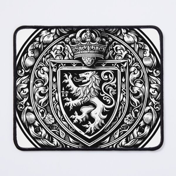 Item preview, lion shield designed and sold by MRANTONELLI.