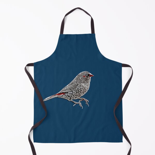 Item preview, Red-eared Firetail White Alternate Design  designed and sold by designsasstultd.