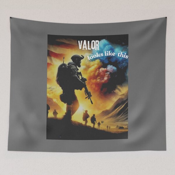 Item preview, Explosive Valor: Soldier Leading Troops designed and sold by ValorVerse.