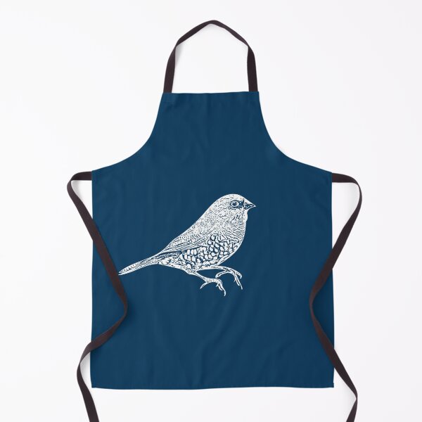 Item preview, Red-eared Firetail White Design  designed and sold by designsasstultd.