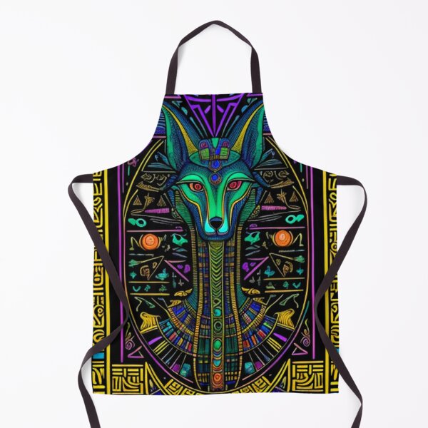 Item preview, Abstract Ancient Egyptian Art Anubis designed and sold by TheDarkWardrobe.