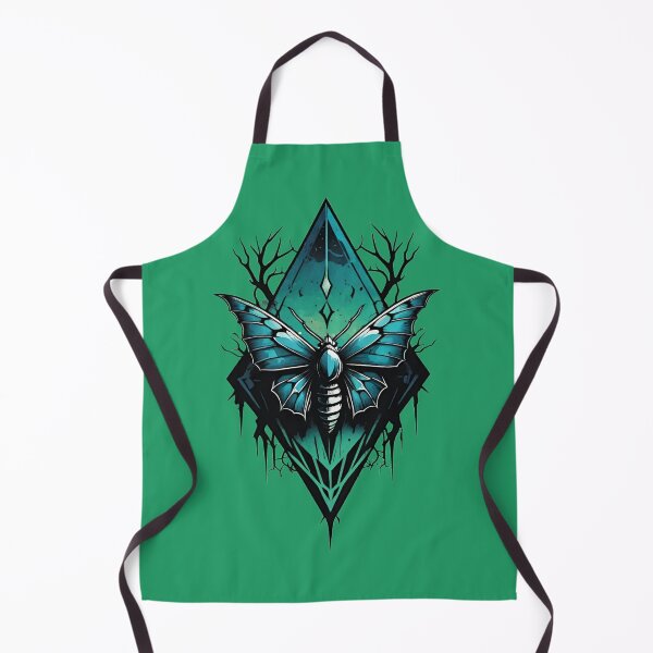 Item preview, Blue Mystic Diamond Moth | Dark Gothic Insect Art designed and sold by DopeStick.