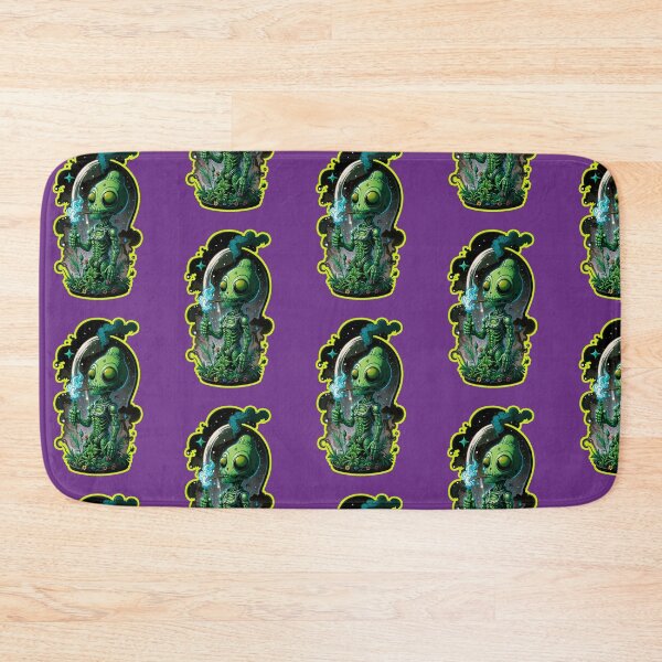 Item preview, Alien smoking weed 2 designed and sold by GreenKingShop.