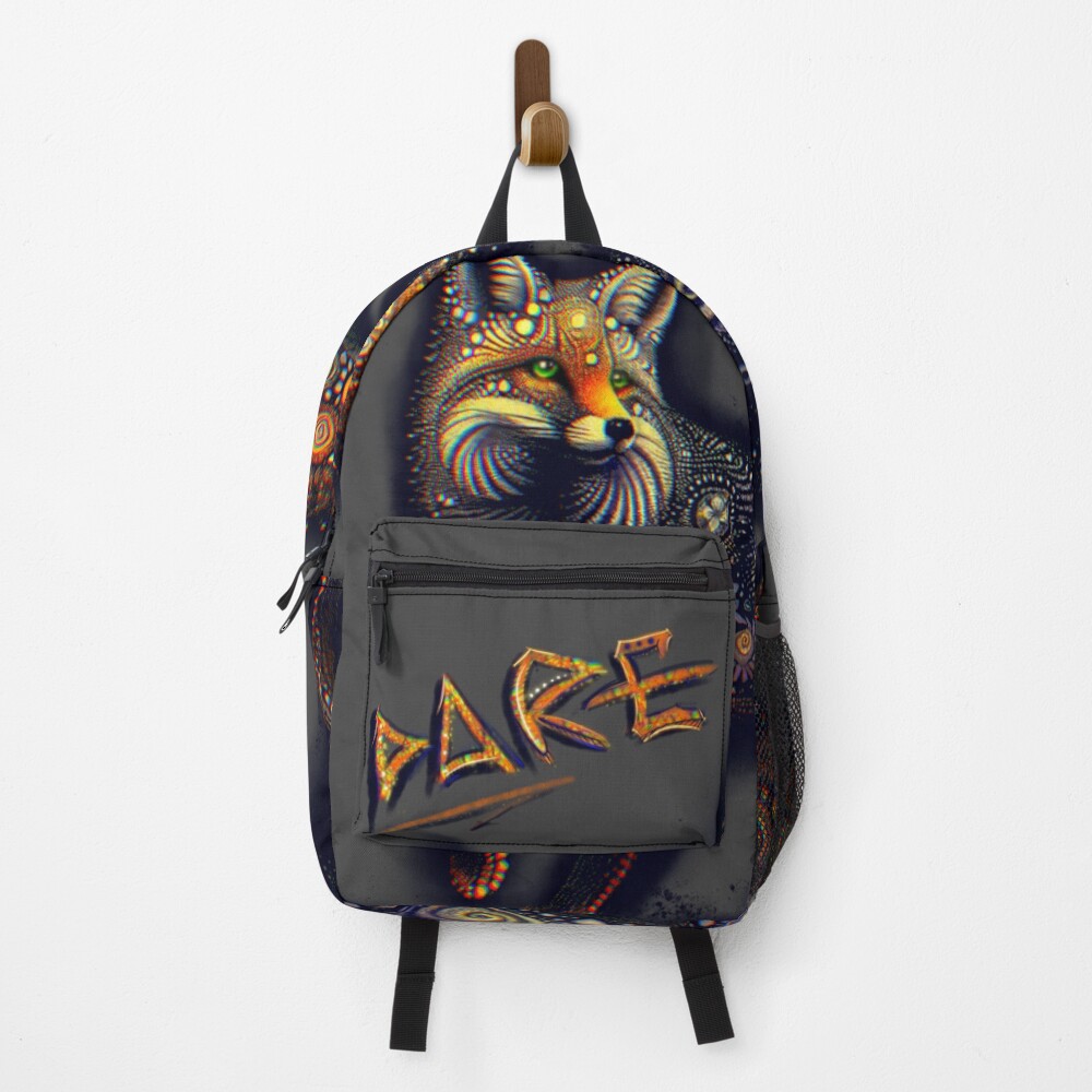 Vista previa del artículo con la obra «Mochila», diseñado y vendido por Queueka.
