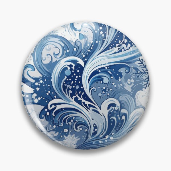 Item preview, Furia congelada: arte abstracto de Blizzard designed and sold by bb-15artstudio.
