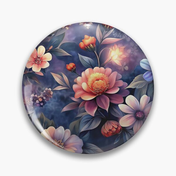 Item preview, Flowers on dark background Design No:2 designed and sold by WeirdStuffStore.