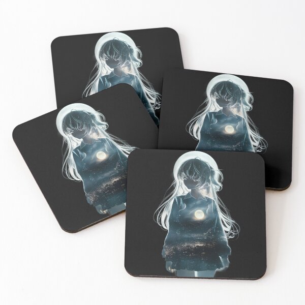 Item preview, Girl and Moonlit Night designed and sold by DZ-Merch.