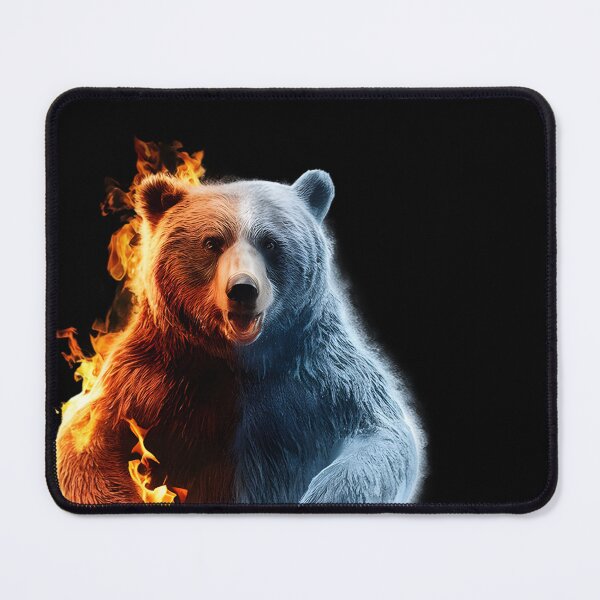 Item preview, Bear with Fire and Ice designed and sold by DZ-Merch.