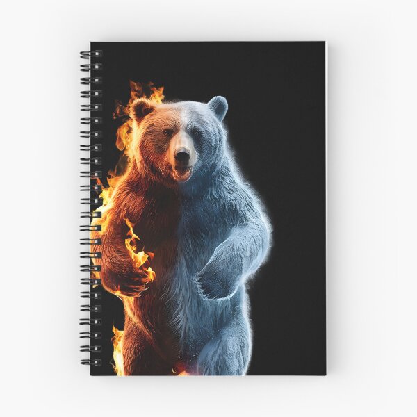 Item preview, Bear with Fire and Ice designed and sold by DZ-Merch.
