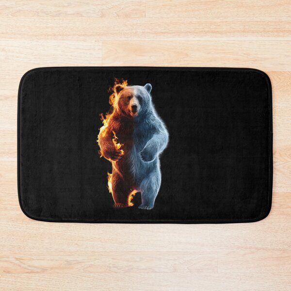 Item preview, Bear with Fire and Ice designed and sold by DZ-Merch.