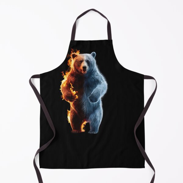 Item preview, Bear with Fire and Ice designed and sold by DZ-Merch.