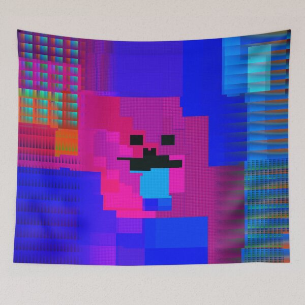 Item preview, Abstract Vibrant Weird Dog Face designed and sold by MusicArtAndGrind.