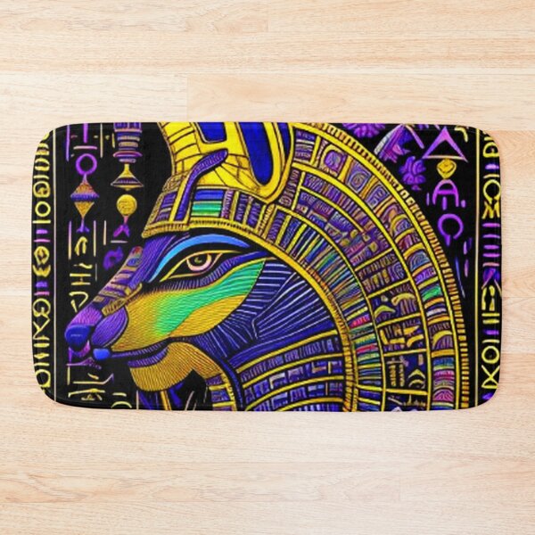 Item preview, Abstract Ancient Egyptian Art Anubis designed and sold by TheDarkWardrobe.