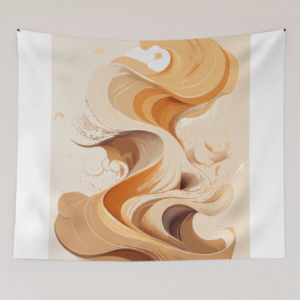 Item preview, Desert Fury: Abstract Sandstorm Art designed and sold by bb-15artstudio.