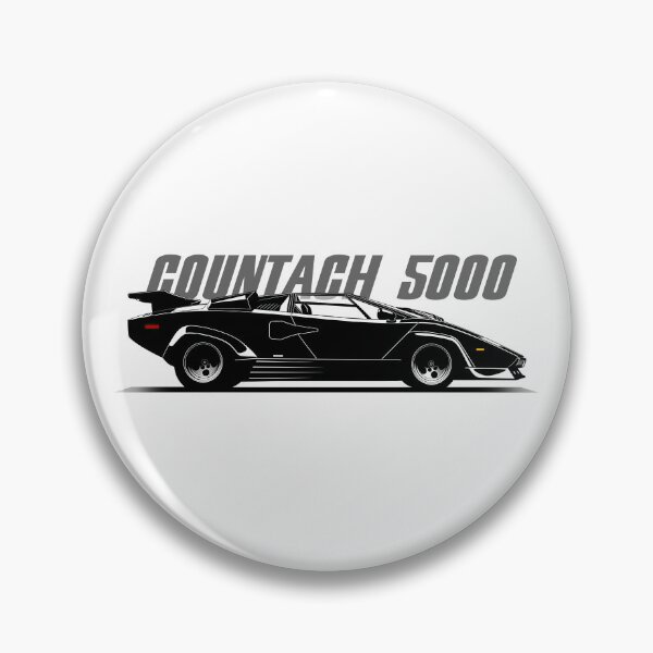 Item preview, Lamborghini Countach 5000 Side illustration designed and sold by blackdogshop.
