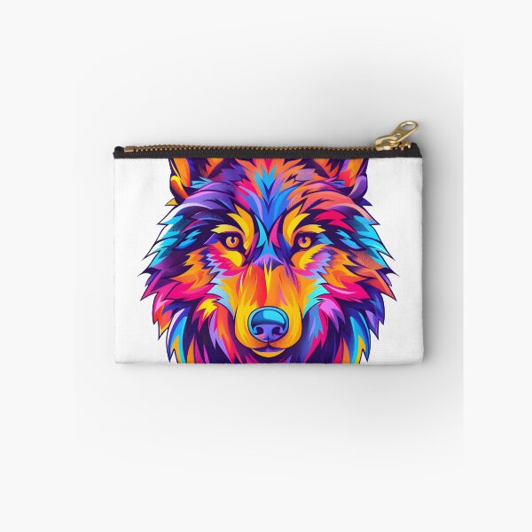 Item preview, wolf of various intense colors designed and sold by marco2r.