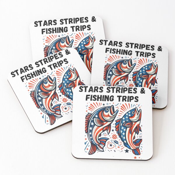 Item preview, Stars Stripes and Fishing Trips designed and sold by martaroo.