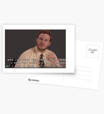Parks & Recreation - Andy Dwyer When Life Gives You Lemons Postcards