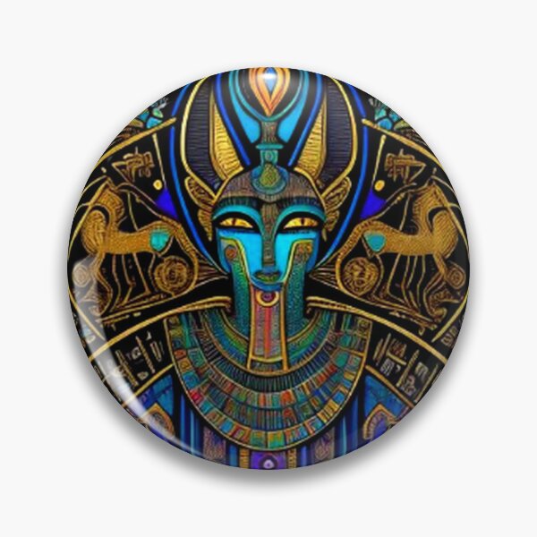 Item preview, Abstract Ancient Egyptian Art Anubis designed and sold by TheDarkWardrobe.