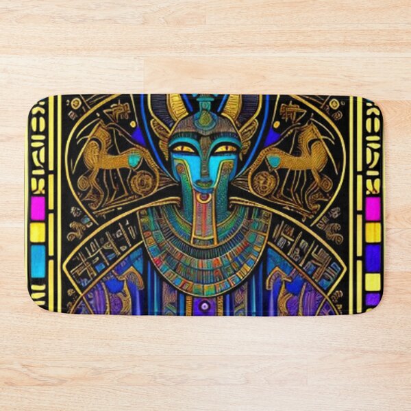 Item preview, Abstract Ancient Egyptian Art Anubis designed and sold by TheDarkWardrobe.
