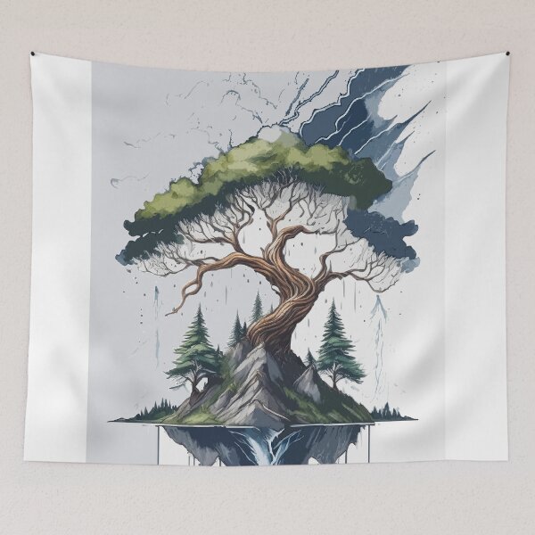 Item preview, Electric Symphony: Abstract Thunderstorm Art designed and sold by bb-15artstudio.