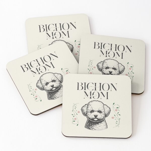 Item preview, Cute Bichon Frise Dog Mom Cottagecore Botanical Bichon Dog Mom Gift designed and sold by twigandmeadow.