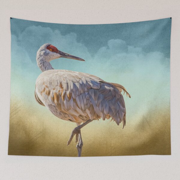 Item preview, Sandhill Crane designed and sold by Rebecca Herranen.
