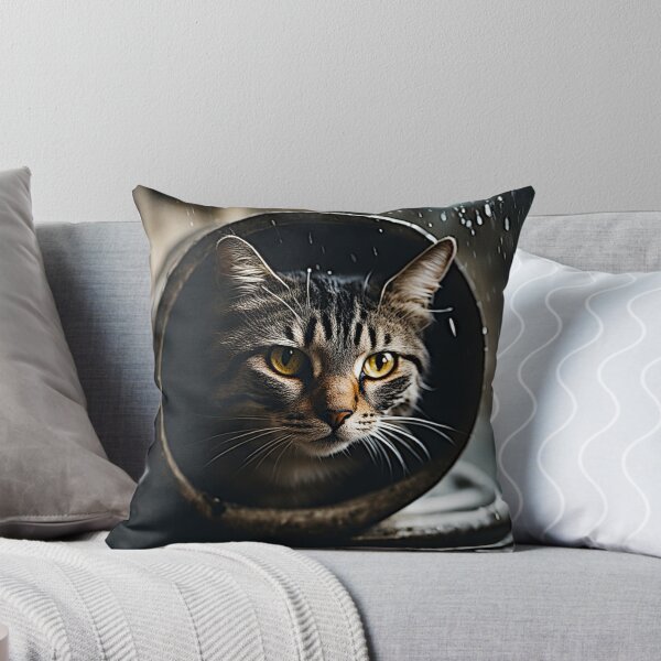 Item preview, gato callejero bajo la lluvia designed and sold by LOKOthing.