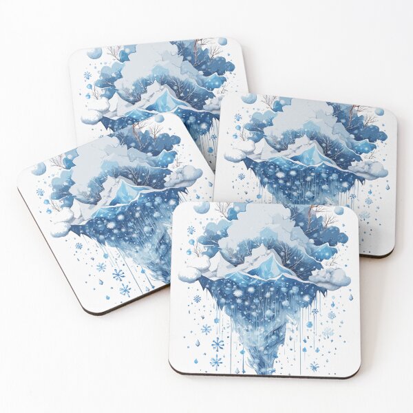 Item preview, Icy Impact: Abstract Hailstorm Art designed and sold by bb-15artstudio.